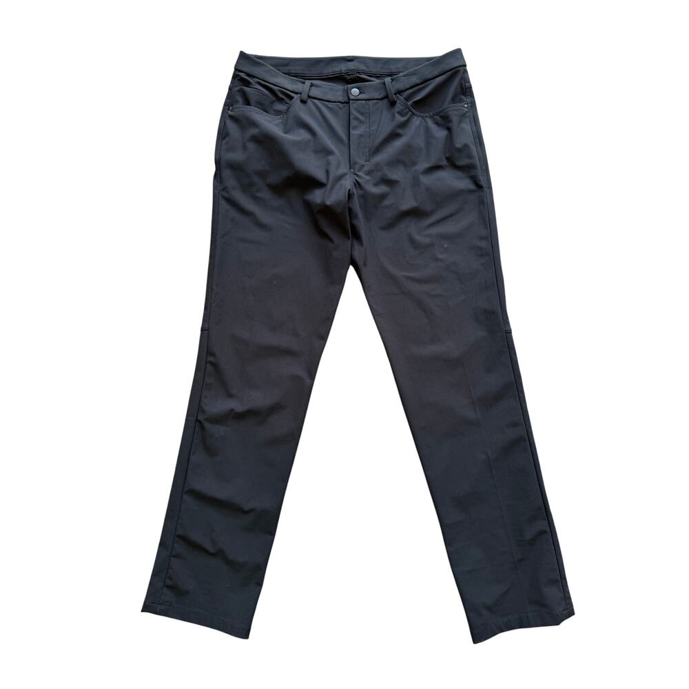 Lululemon Men's ABC Pant Classic 5-Pocket Black 36 Stretch Fit Casual Travel